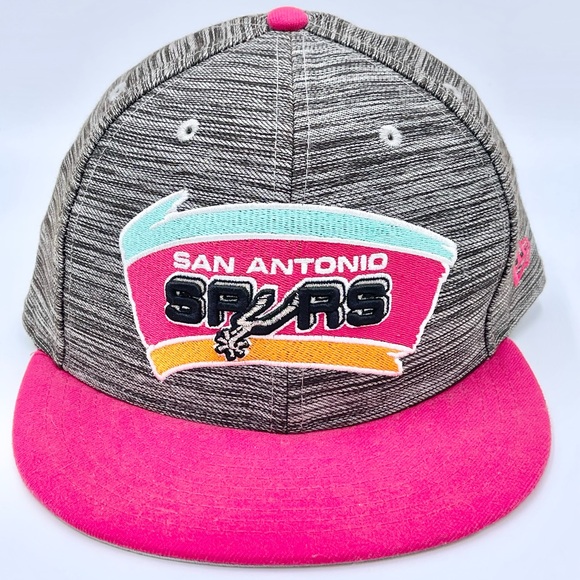 New Era NBA San Antonio Spurs Blurred Trick 9FIFTY SnapBack Hat Adult OSFM - Picture 4 of 13